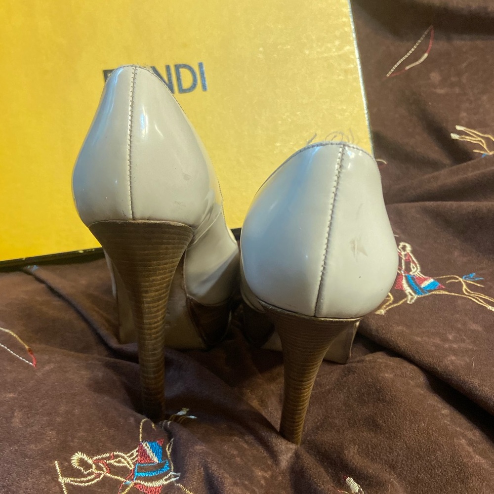 Fendi heels shoes pumps platform designer brand - Picture 3 of 11